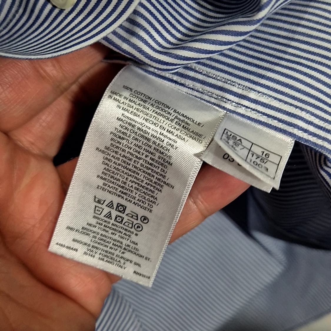 브룩스 브라더스 스트라이프 셔츠 상품이미지5