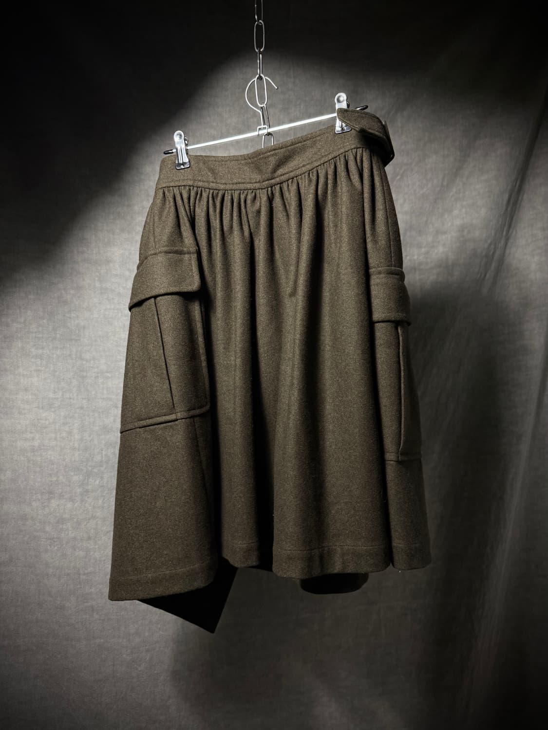 꼼데가르송 비대칭 벨트 스커트 상품이미지5