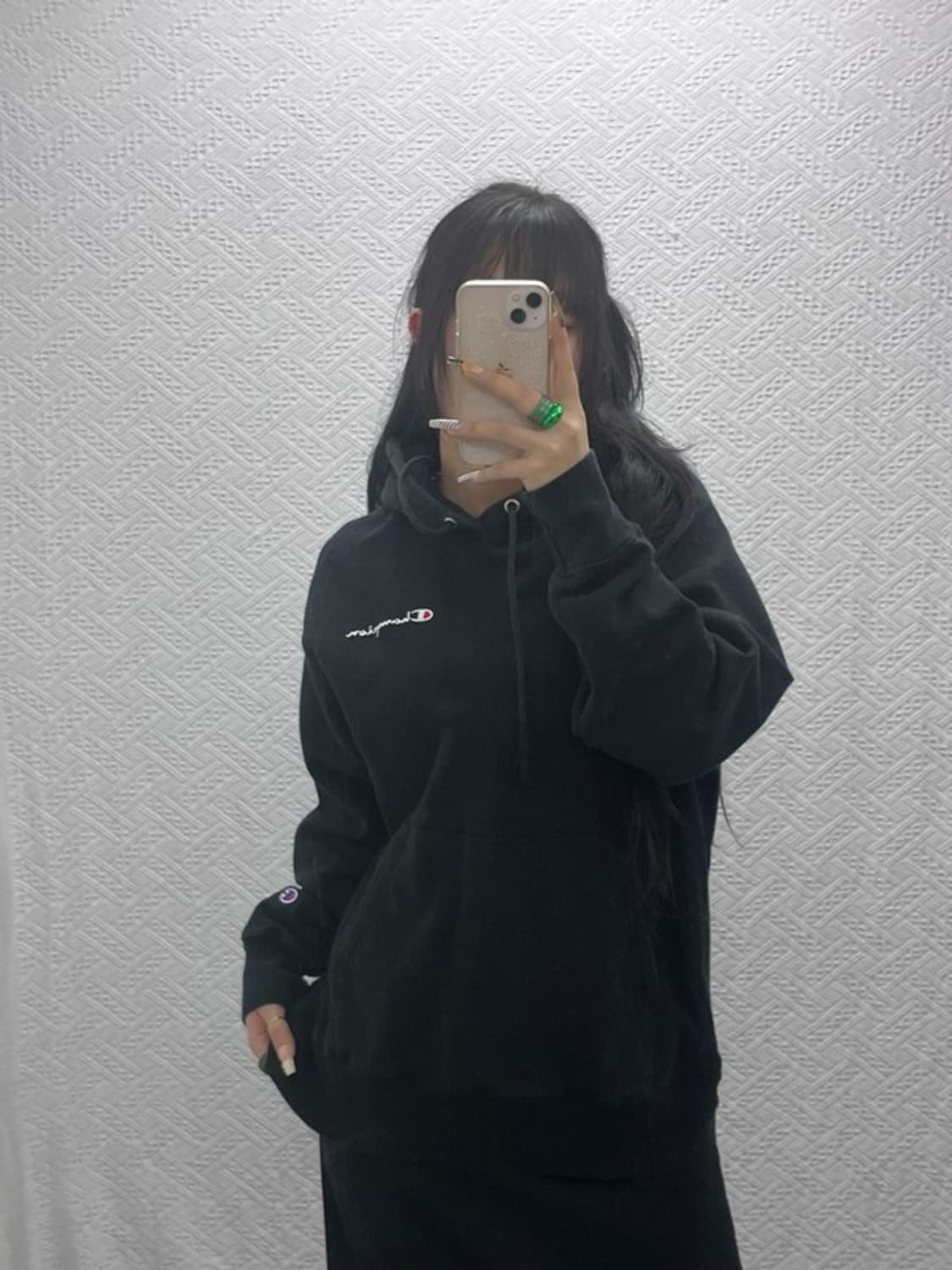 챔피온 리버스위브 올드스쿨 빈티지 기모 후드티 L C08098 상품이미지2