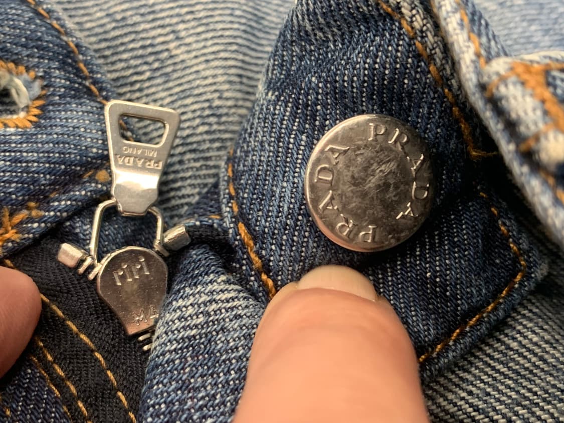 PRADA 프라다 데님 스커트(코튼)40 사이즈-해외발송 상품이미지4