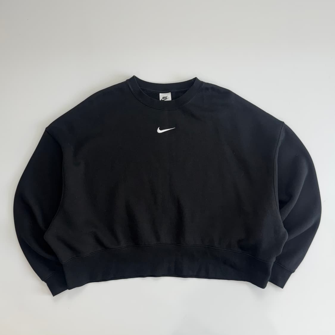 Nike 나이키 스우시 블랙 기모 맨투맨  상품이미지3