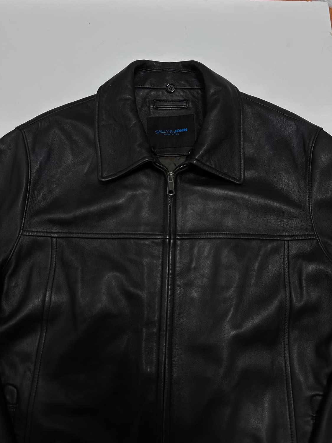 빈티지 블랙 양가죽 자켓 상품이미지4