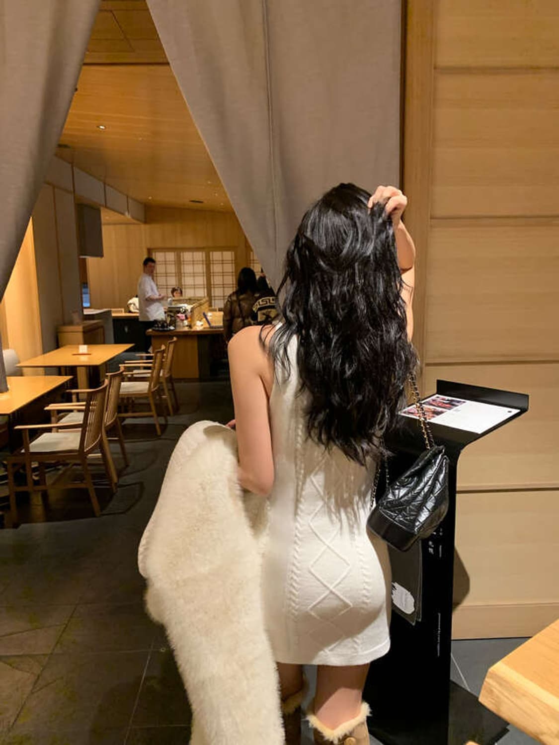 [시예 siye] 윈터 볼레로 + 니트 원피스 세트 (택X, 새상품) 상품이미지4