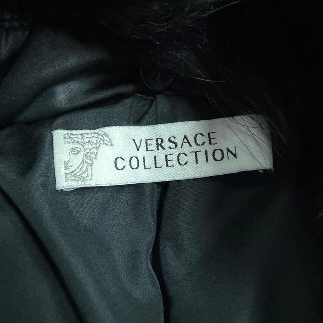 베르사체 리얼퍼 카라 패딩 자켓 v1796 상품이미지7