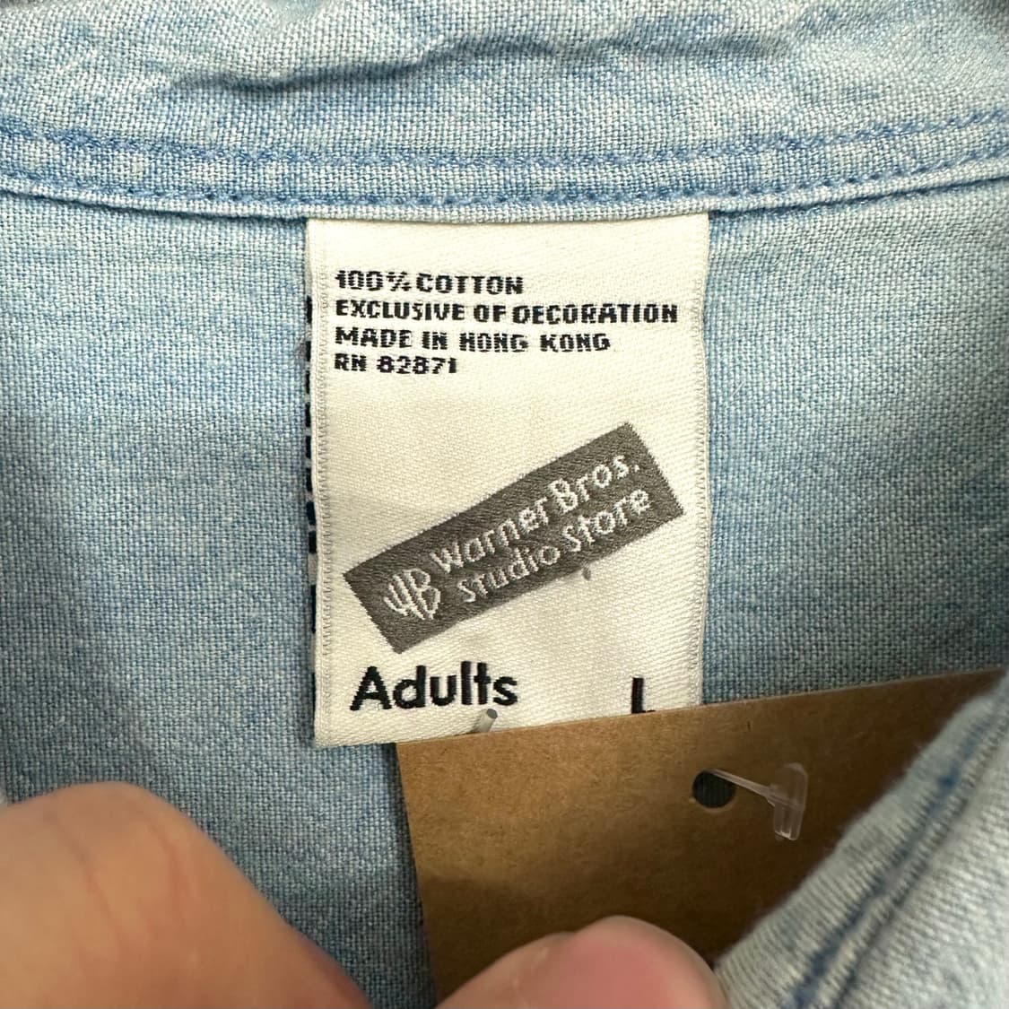 90‘s 워너브로스 자수 셔츠 상품이미지5