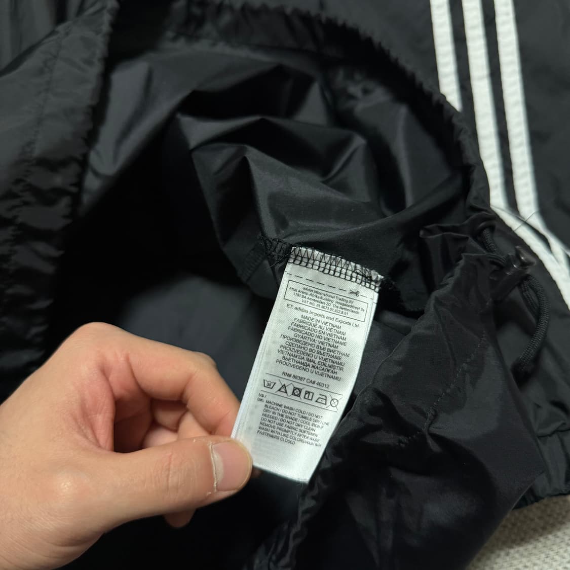 아디다스 빅로고 후드 웜업 상품이미지4