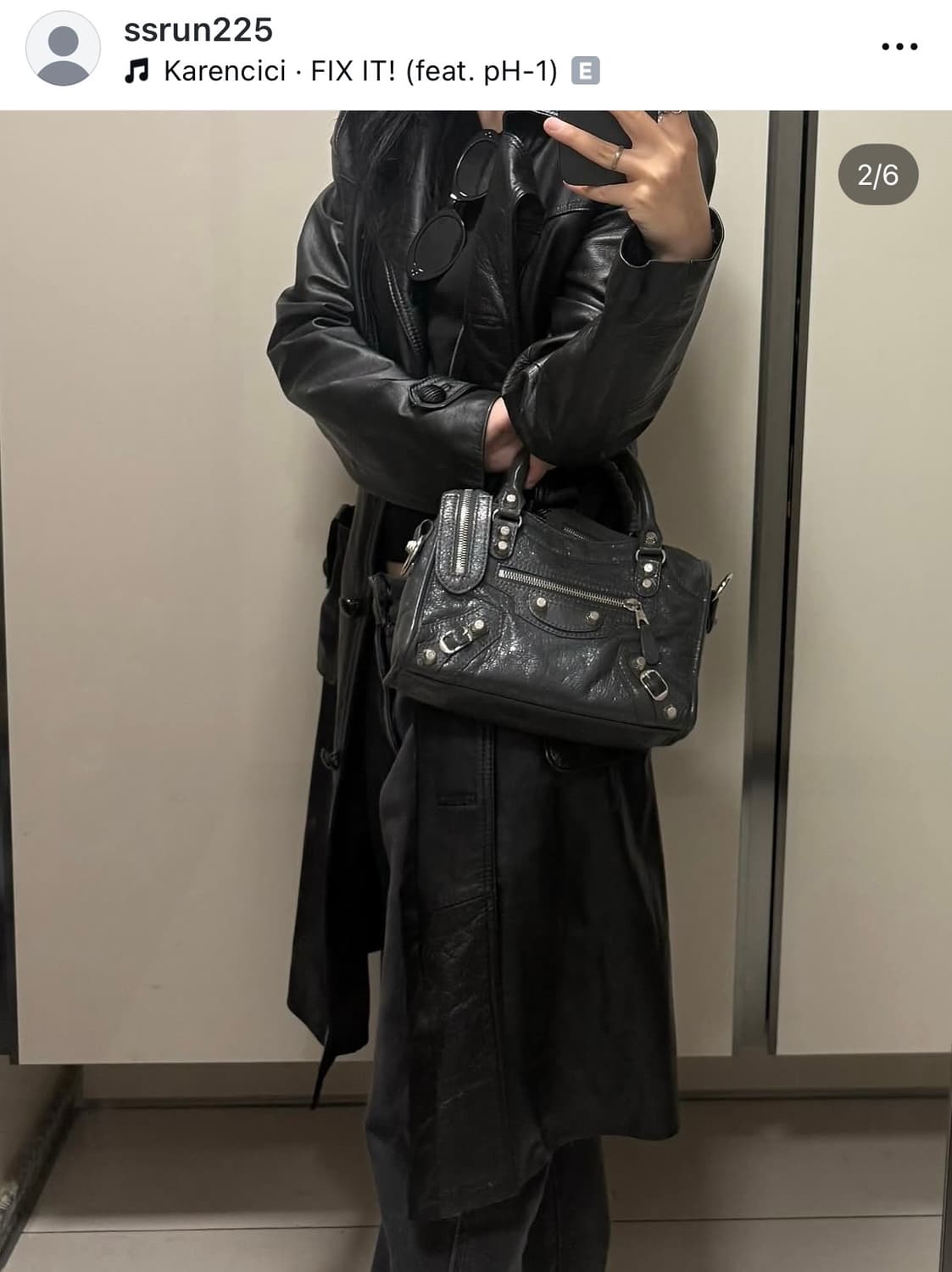 발렌시아가 모터백 팝니다 상품이미지6