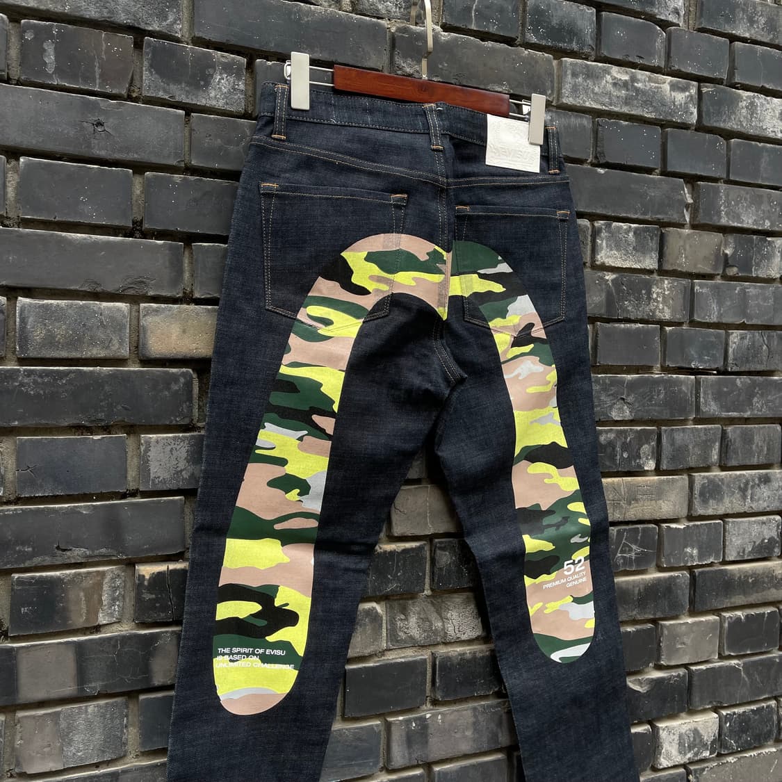 [29] EVISU INDIGO BIG LOGO PANTS 상품이미지2