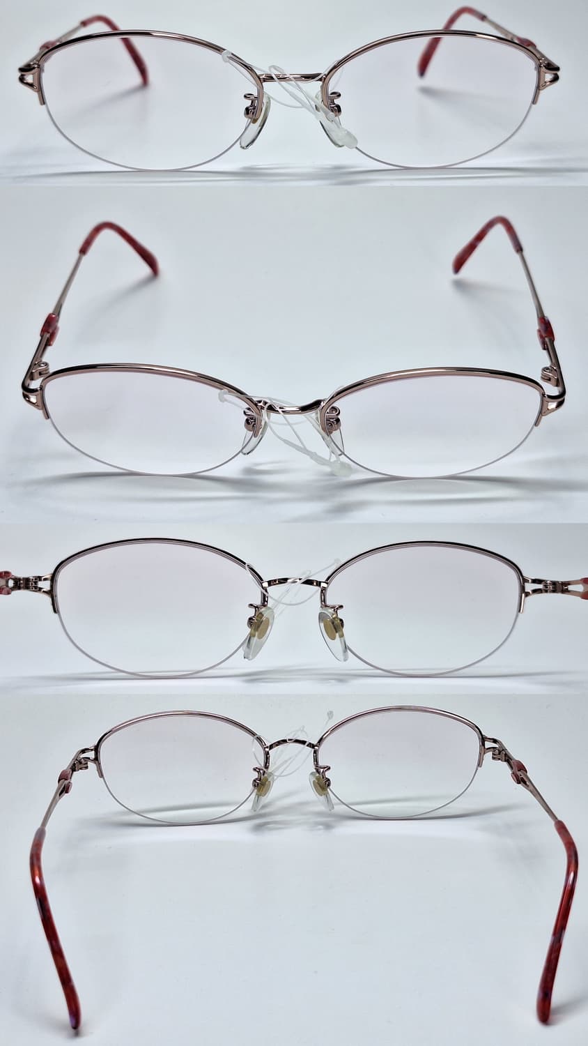 입생로랑 30-0079 순 티타늄 반무테 안경테 명품 일본 제조 수입 상품이미지4