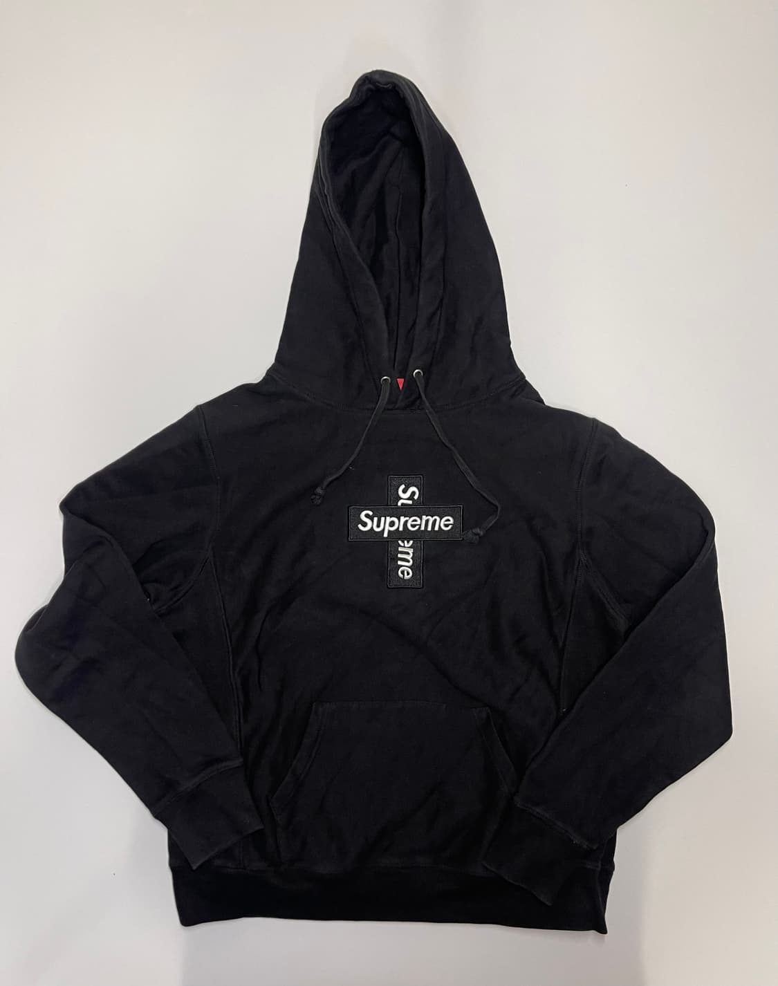 슈프림 크로스 박스 로고 후드티 블랙 S 상품이미지1