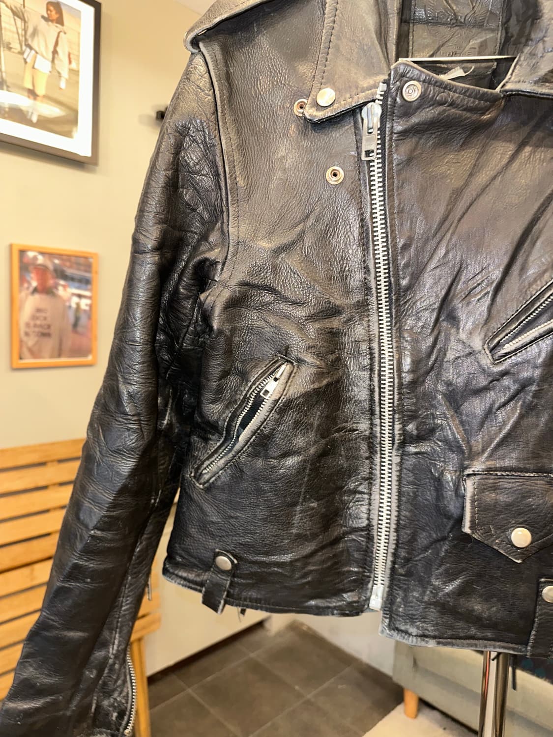 80-90’s Eagle motorcycle real leather JK 상품이미지6