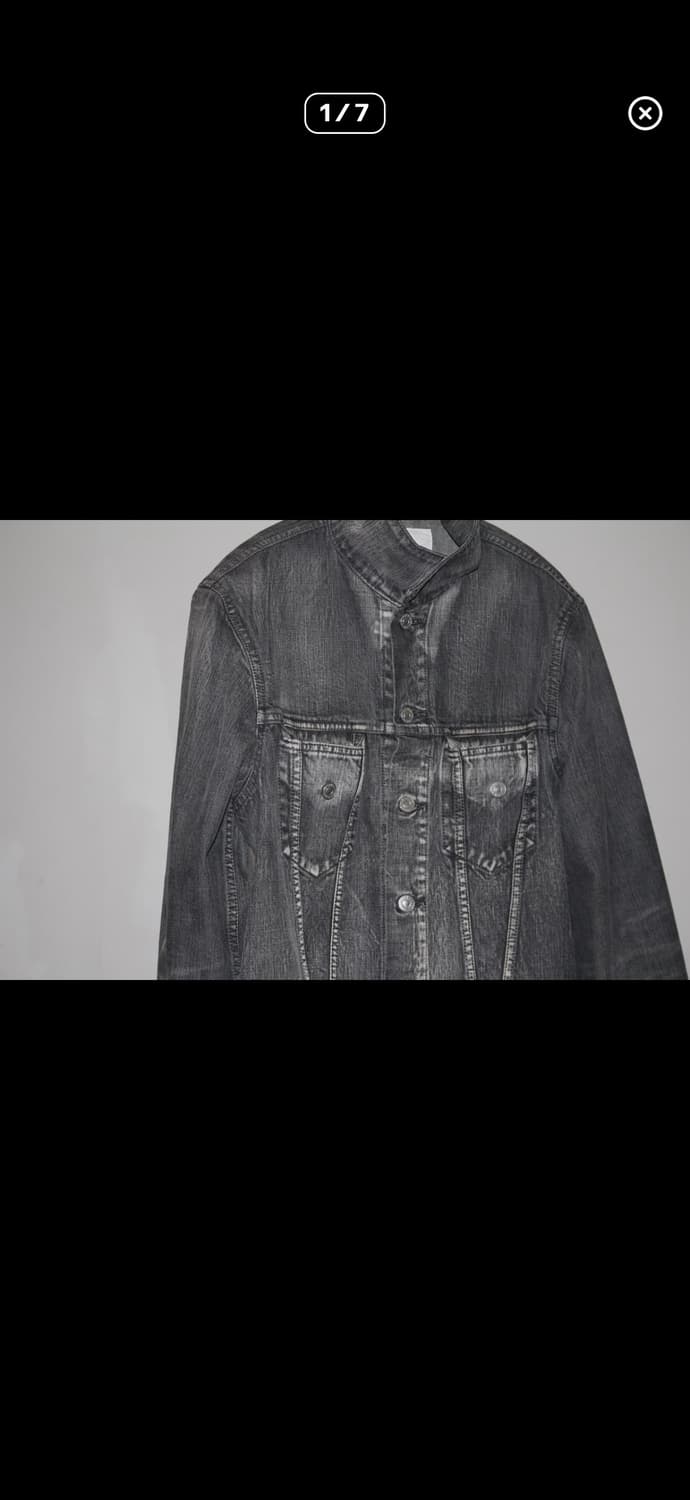 04ss 요지 야마모토 흑청데님자켓 상품이미지1