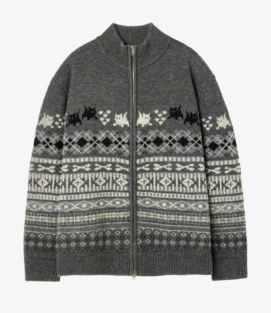 LEARVE 르아브 집업 가디건 차콜 상품이미지2