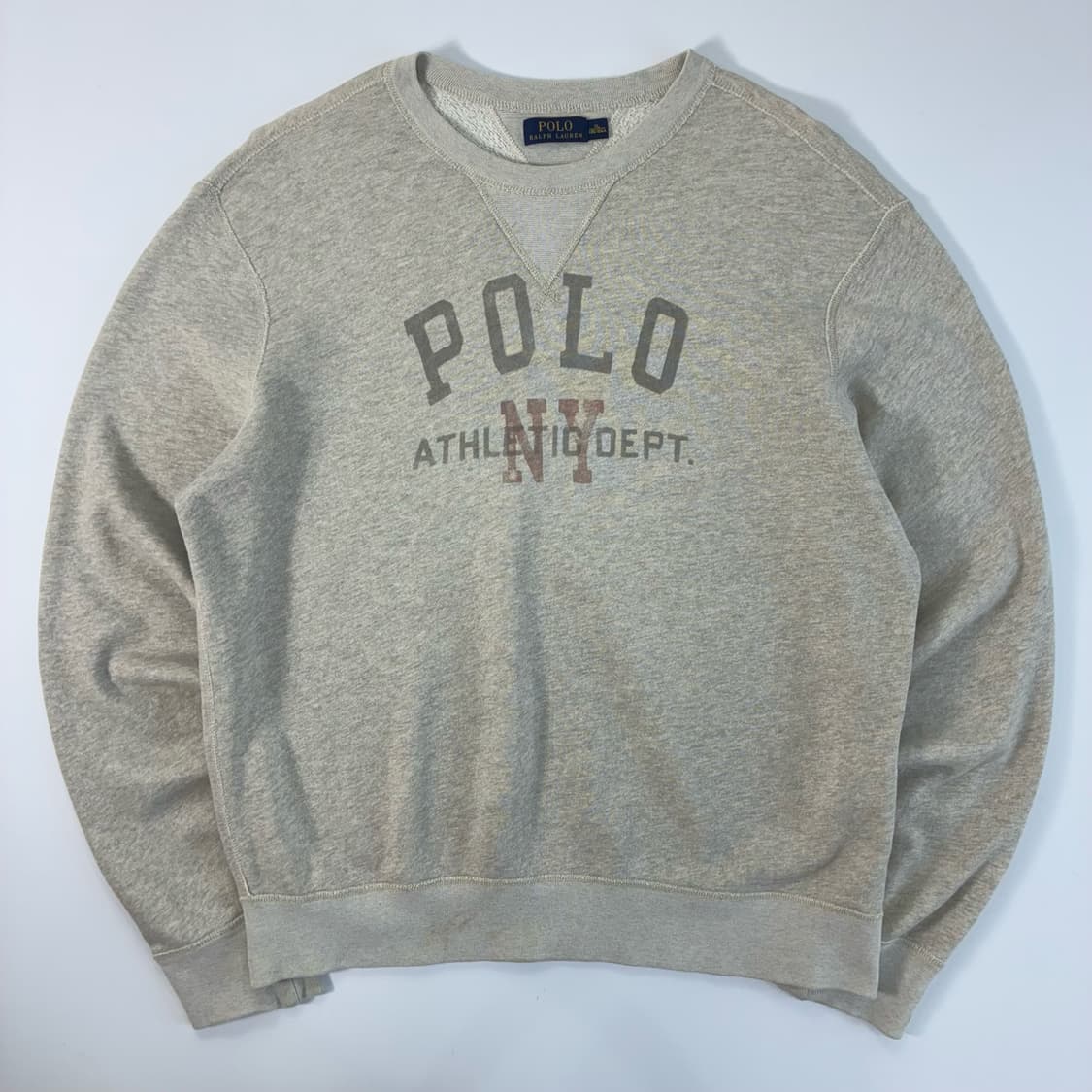 Polo  폴로 랄프로렌 더블 V 어슬레틱 그레이 맨투맨  상품이미지1