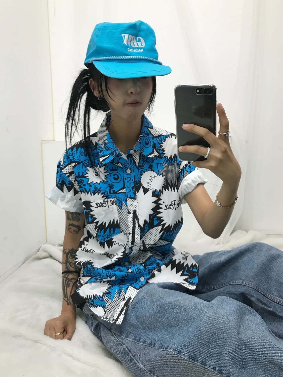 Stussy 00s Multi Pattern Shirt ! 상품이미지7