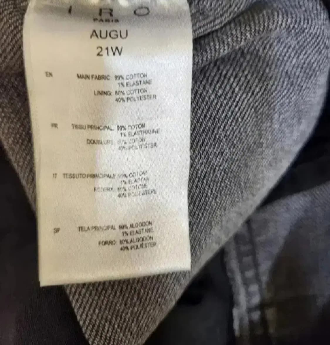 IRO 이로 데님 점프수트 34사이즈(44사이즈) 상품이미지6