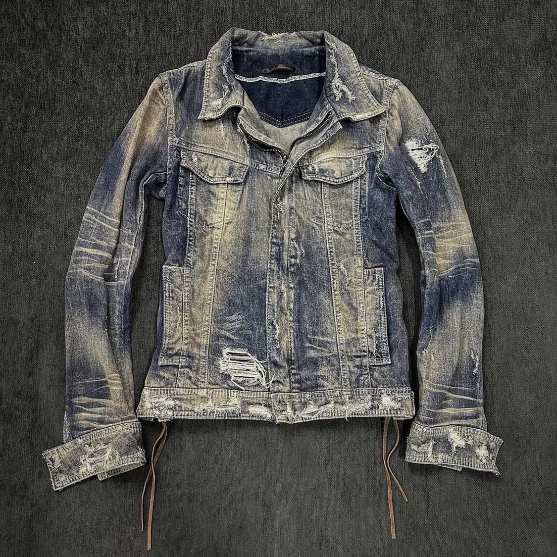 14th addiction distressed denim jacket 상품이미지8