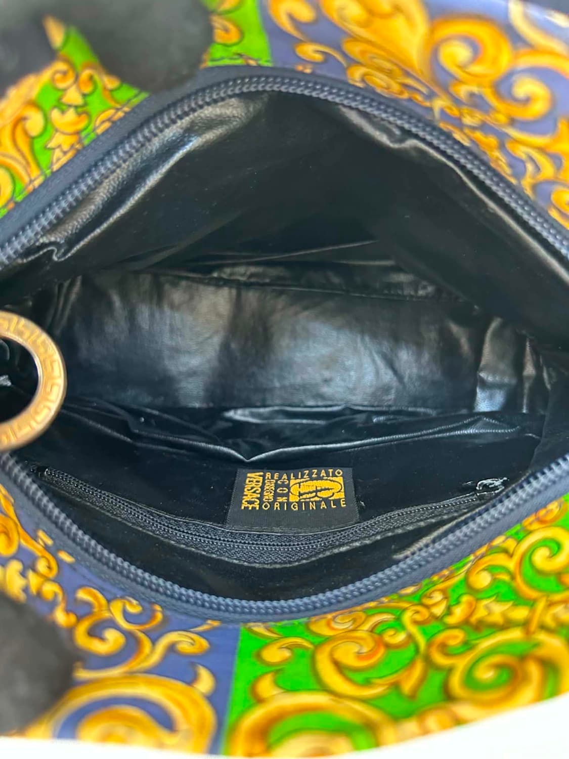 베르사체 빈티지 바로크 패턴 숄더백 토트백 상품이미지9