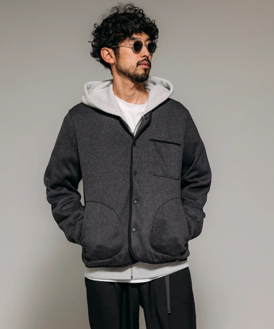 프릭스스토어 니트 후리스 가디건 M 상품이미지9