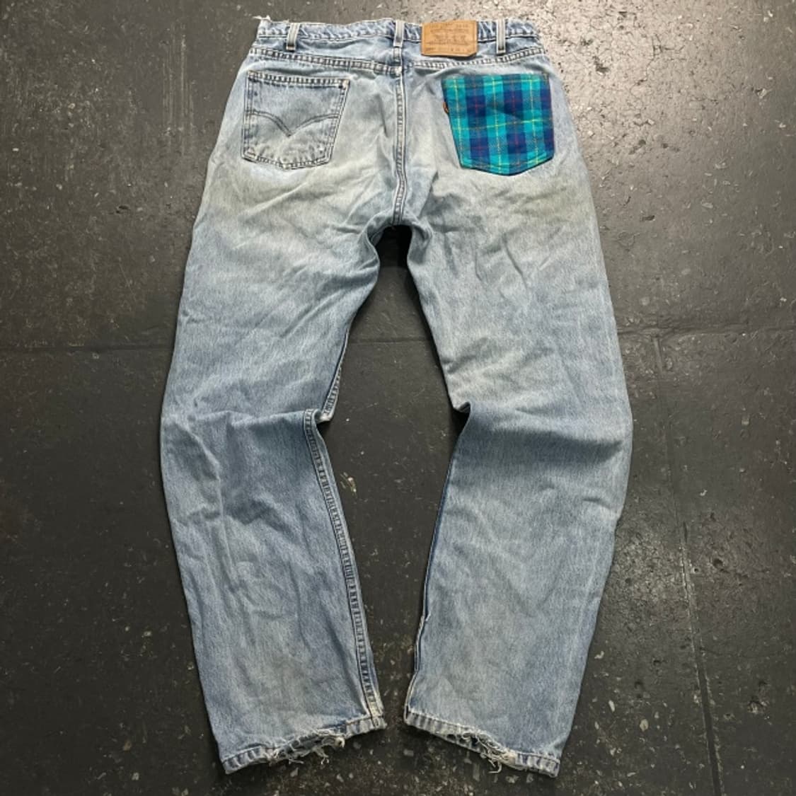 35 리바이스 505 리메이크 그런지 팬츠 상품이미지6
