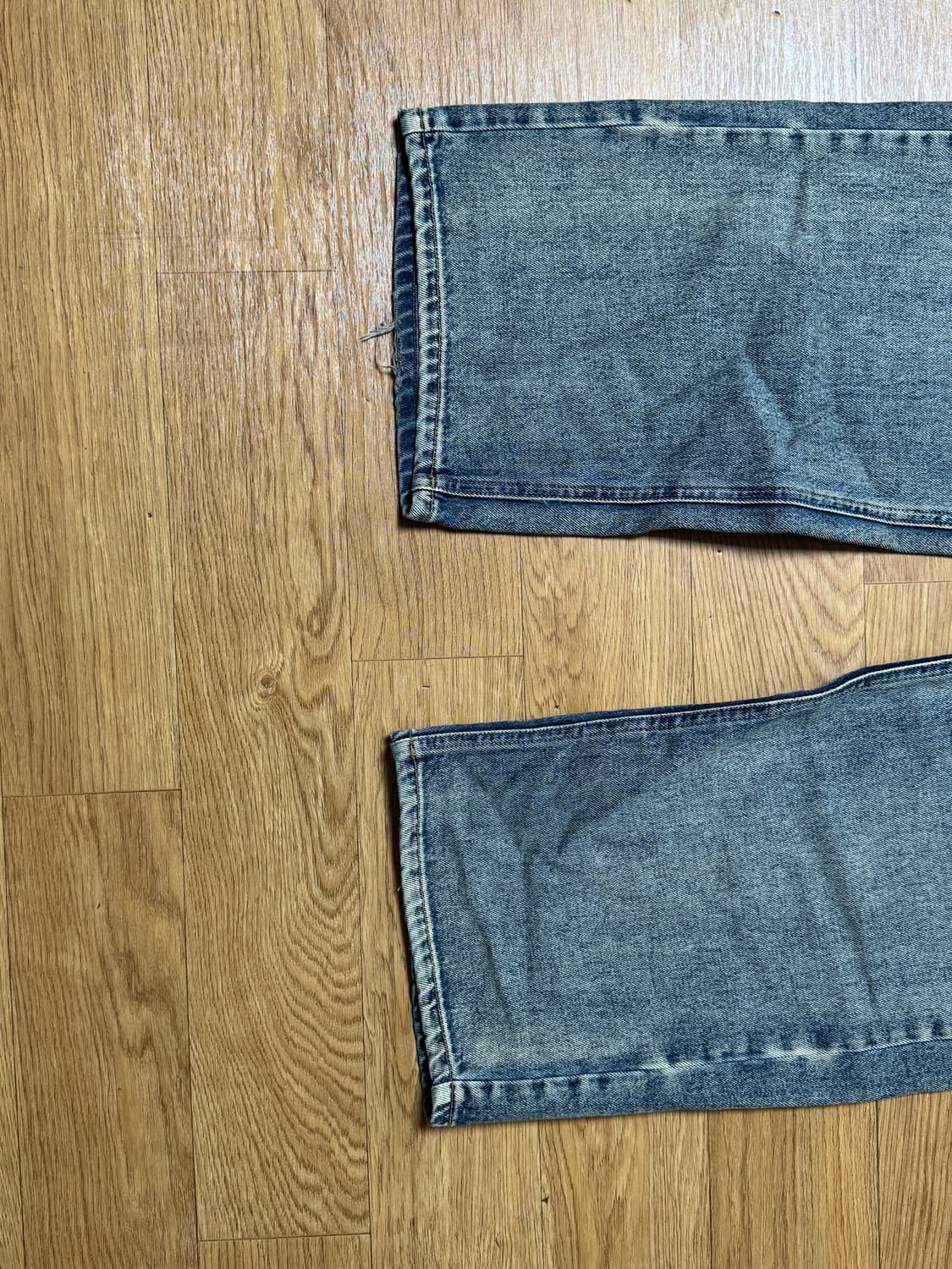 Thug Club Double knee laser denim pants 상품이미지3