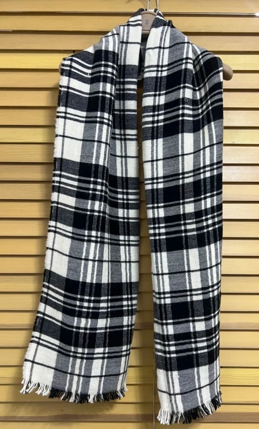 폴로랄프로렌 블랙체크 울코튼머플러 
 상품이미지3