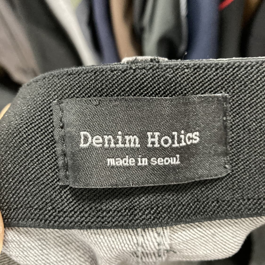 denim holics 남성데님팬츠 블랙 밴딩 34  상품이미지4