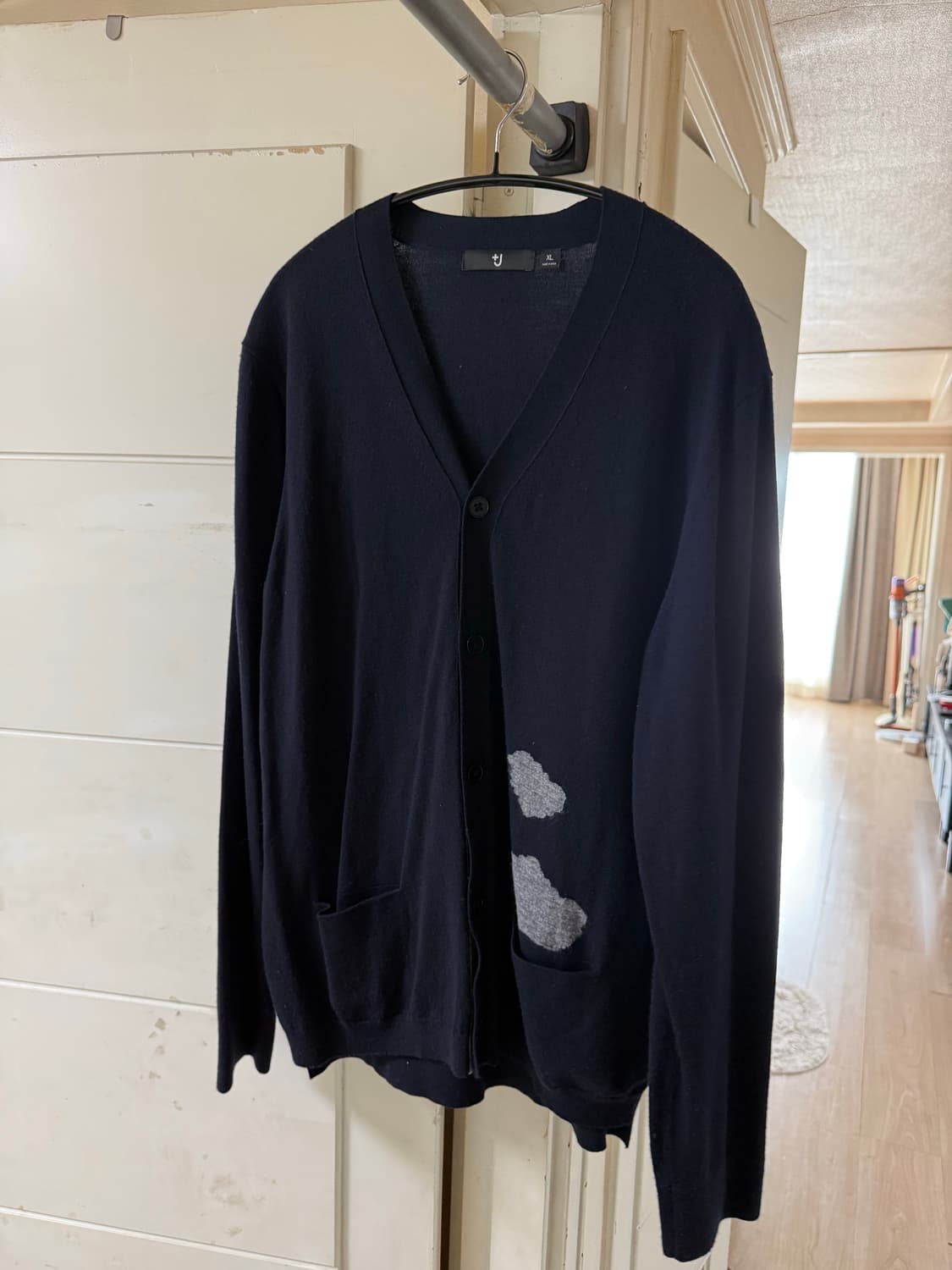 유니클로 질샌더 가디건 네이비 xl 상품이미지1