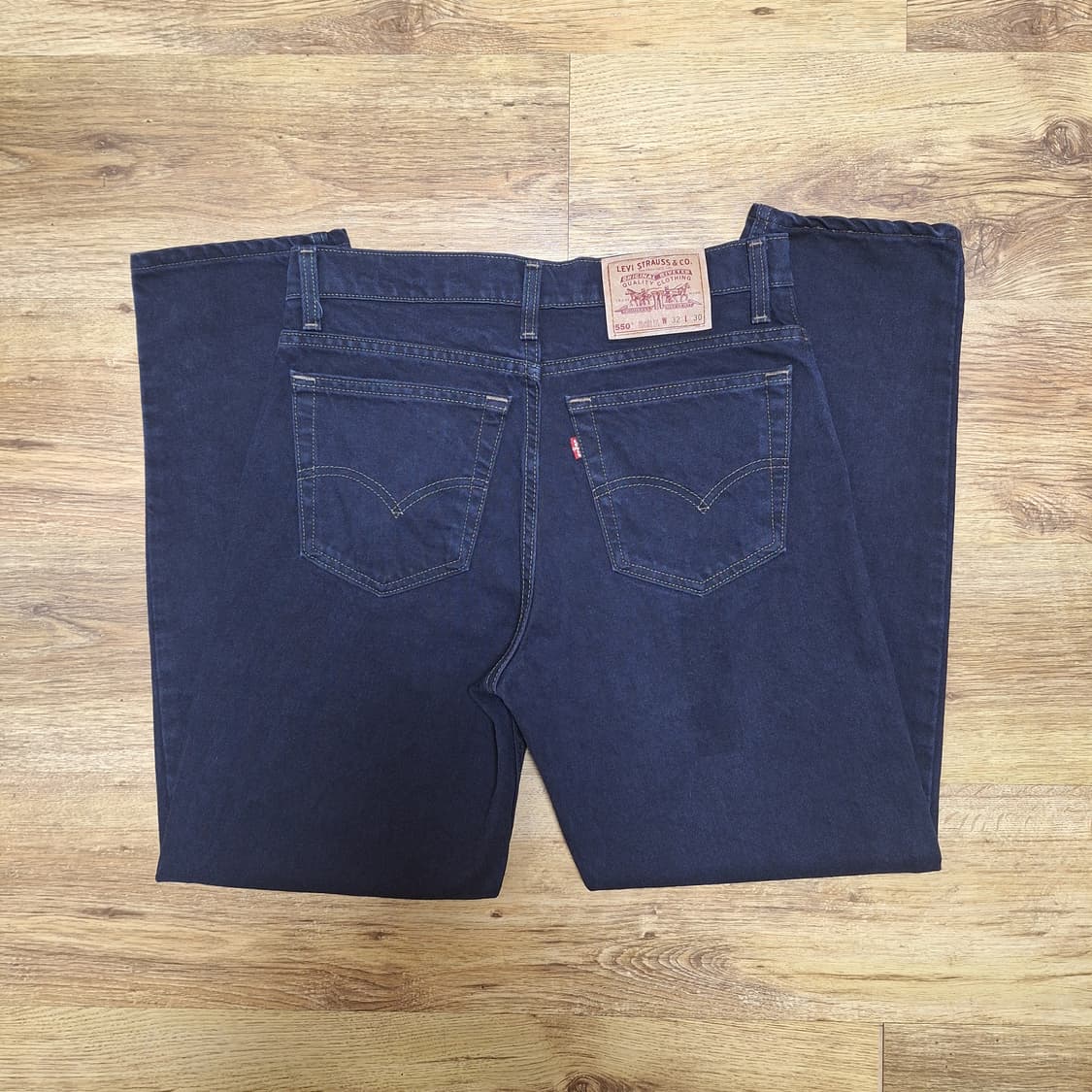 90s 미제 빈티지리바이스 550 블랙 32X30 상품이미지1