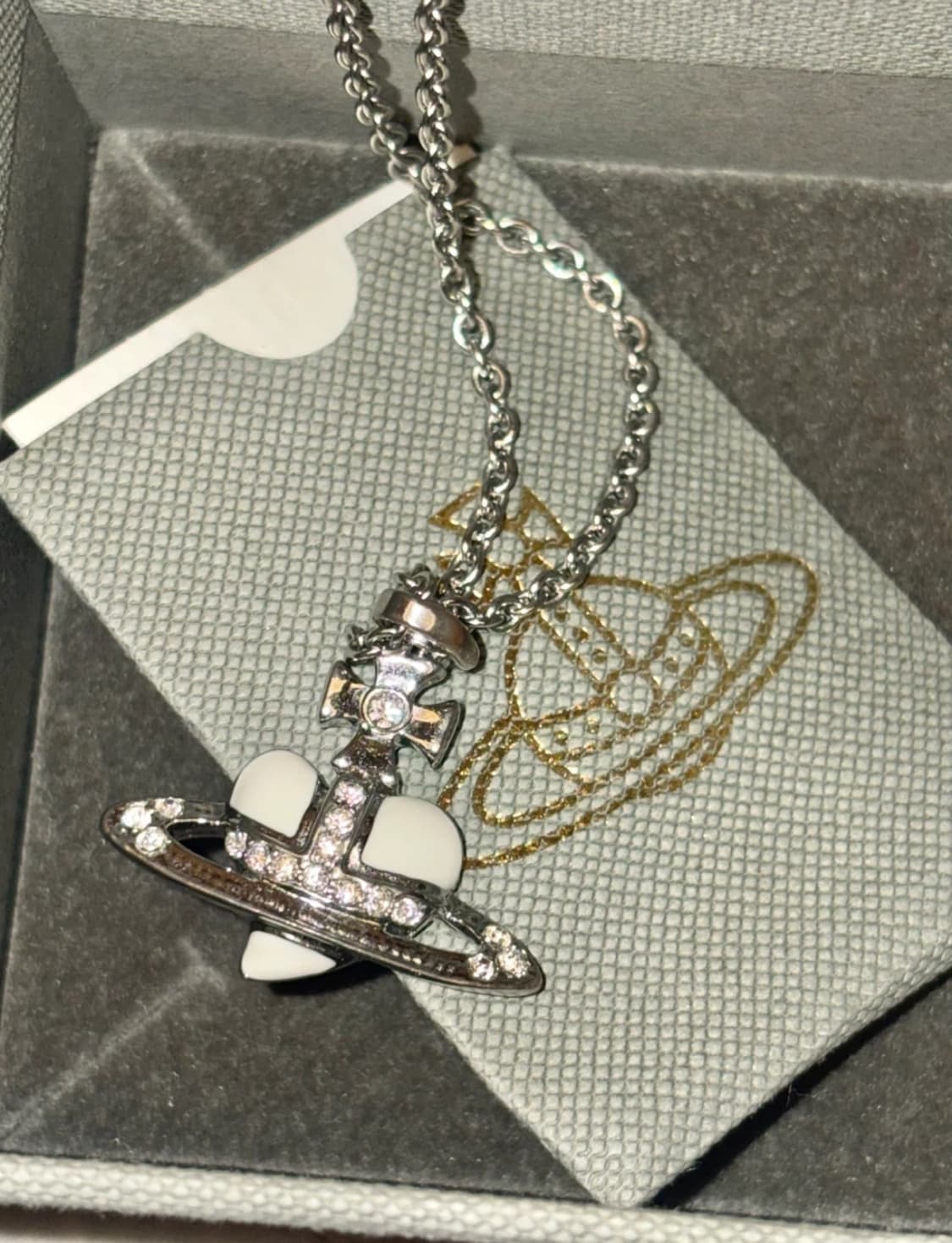 비비안웨스트우드 디아망떼 하트 목걸이 상품이미지1