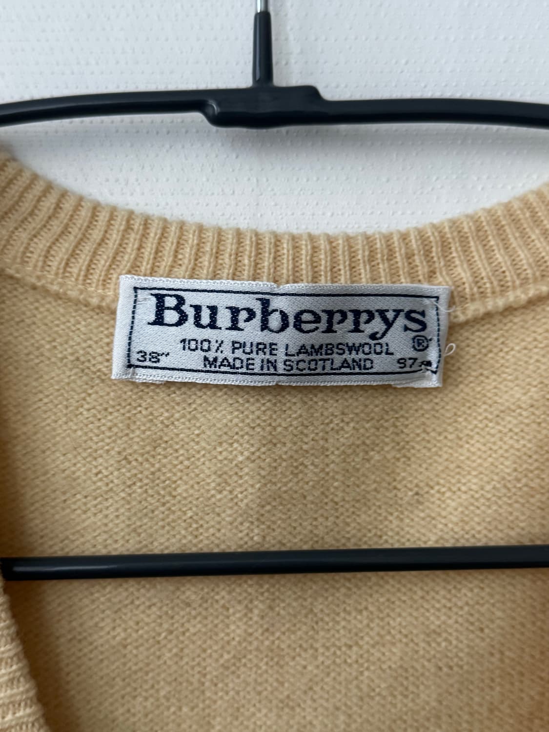 빈티지 버버리 브이넥 니트 상품이미지3