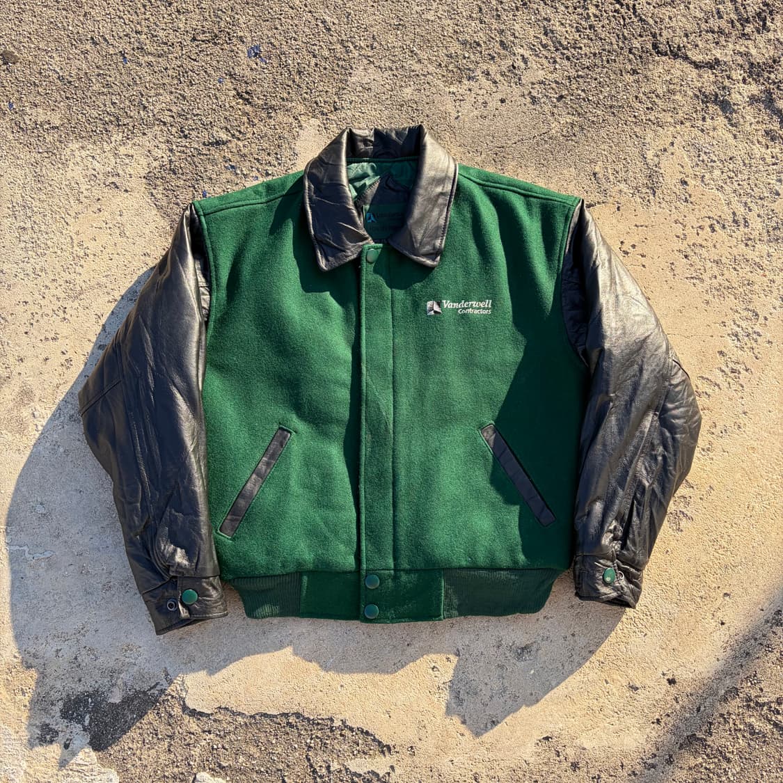 90s Vanderwell 빈티지 울 바시티 자켓 L 상품이미지1