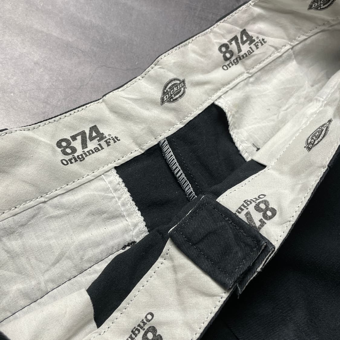 DICKIES 디키즈874 빈티지 블랙 워크 팬츠 A01003 상품이미지9