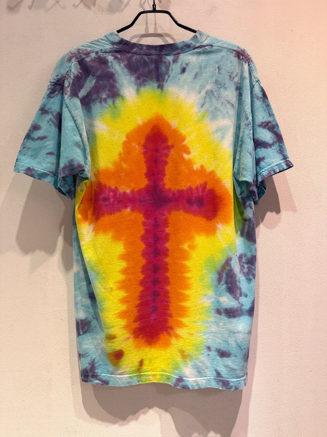 90s Anvil USA Fabric Cross Graphic Tee 상품이미지2