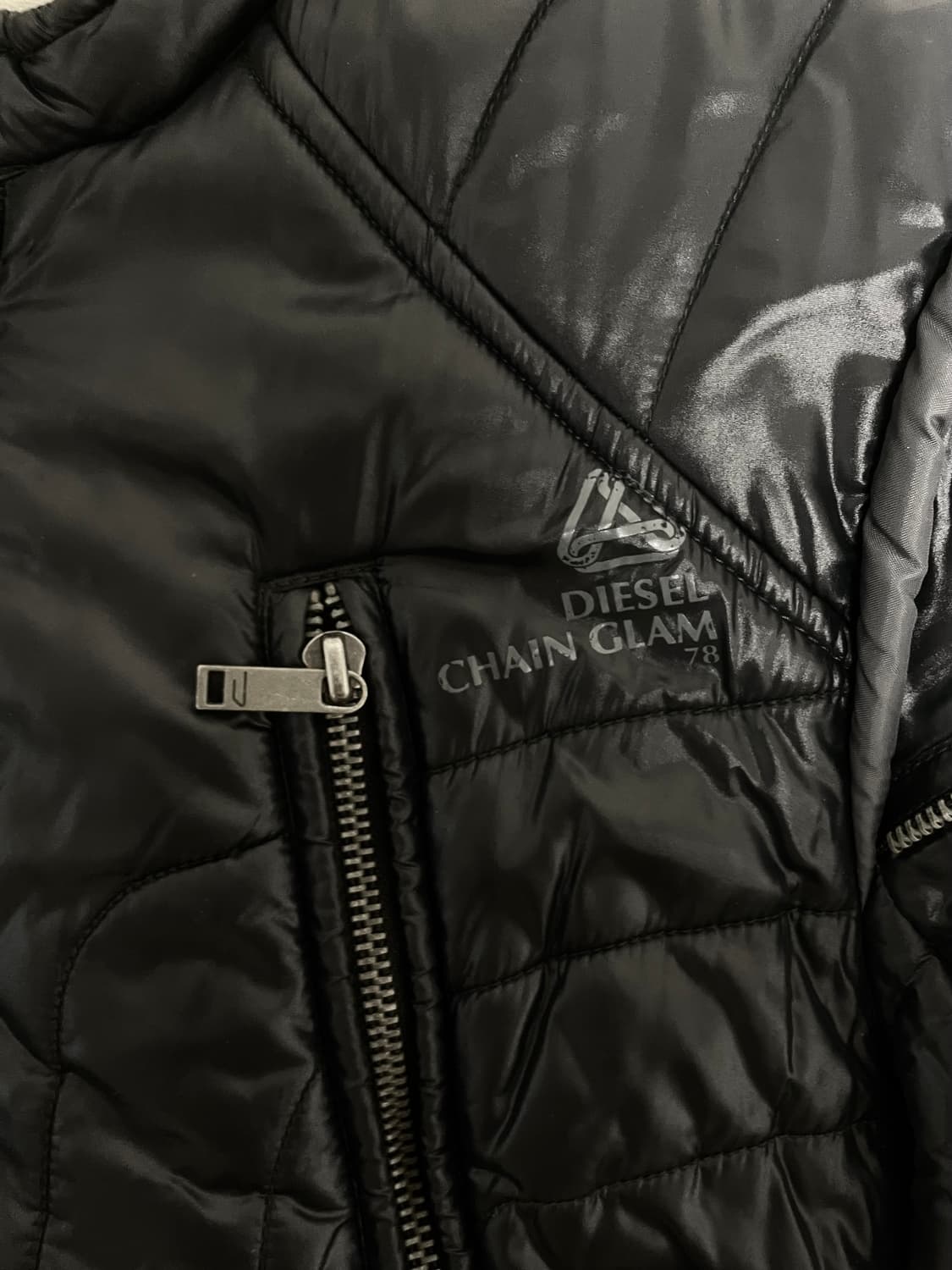 Diesel chain glam78 2000s 해체주의 자켓 상품이미지3