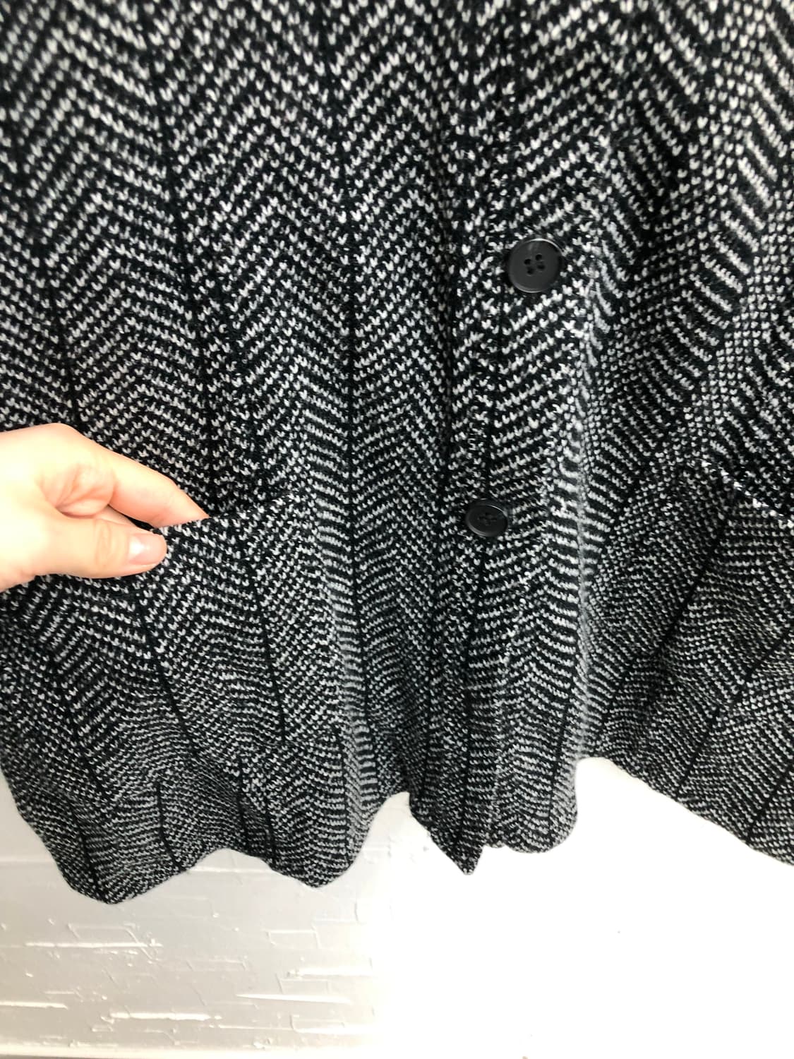 wavy collar coat 상품이미지7