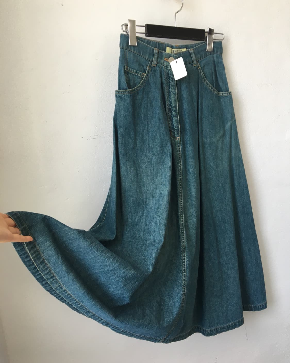 Denim long skirt 상품이미지3