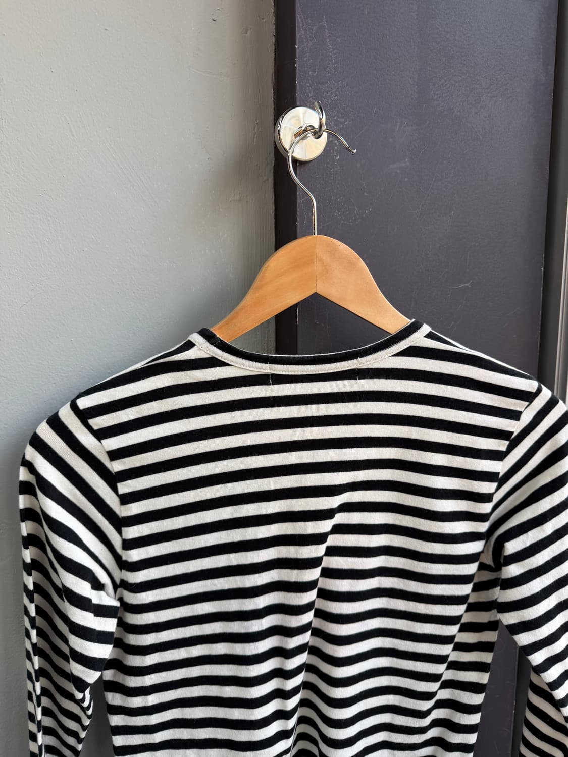 S/ 꼼데가르송 레드와펜 스트라이프 긴팔 상품이미지5