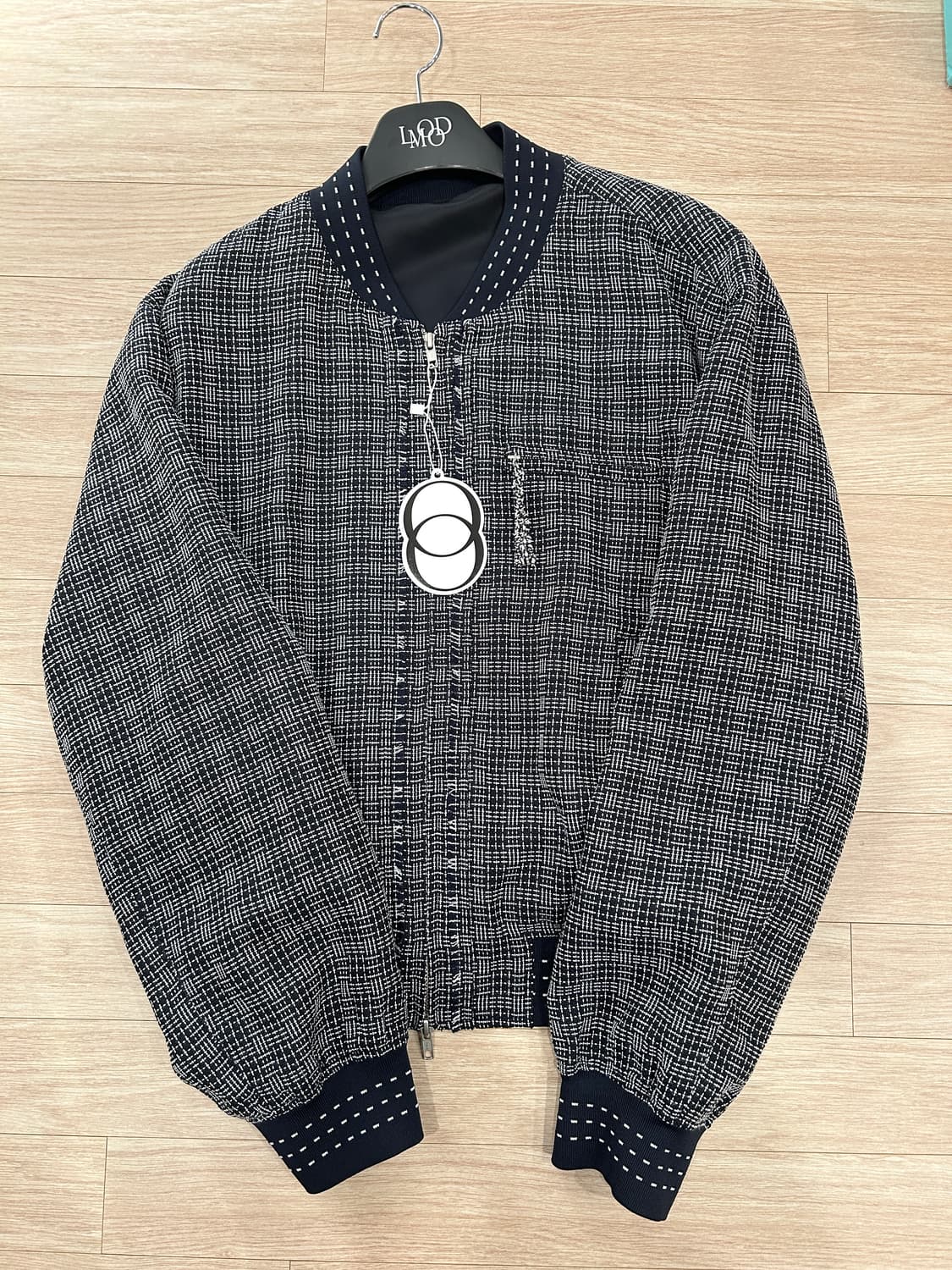 엘무드 아카사 트위드 봄버 자켓 48 상품이미지6