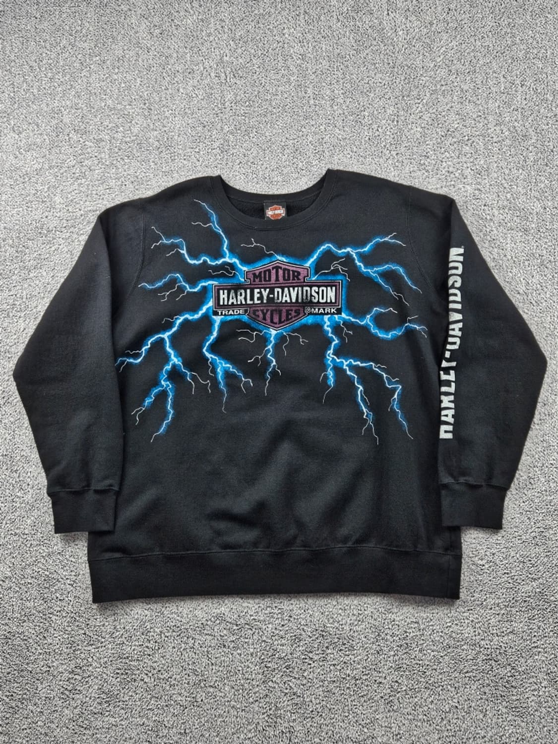 할리데이비슨 썬더 드로잉 커스텀 맨투맨 스웻 셔츠 (2XL) / 9294 상품이미지2
