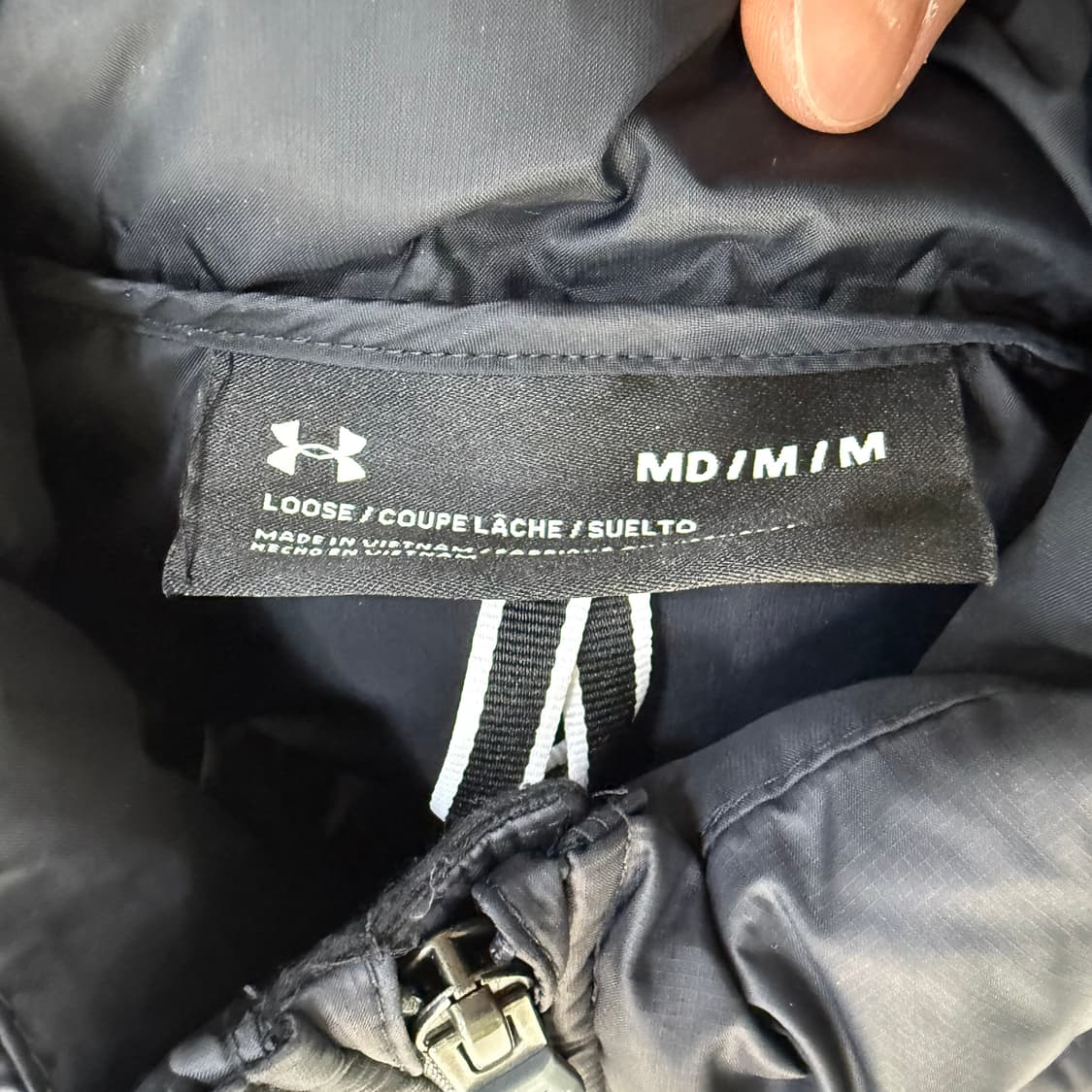 M 언더아머 덕다운 패딩 조끼 0313T 상품이미지3