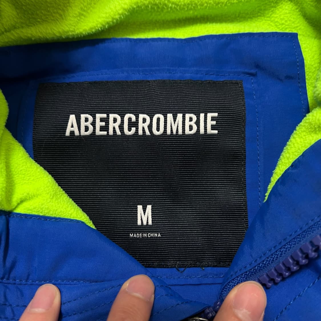 아베크롬비 하이브리드 니트넥 바람막이 자켓 M/95  상품이미지6