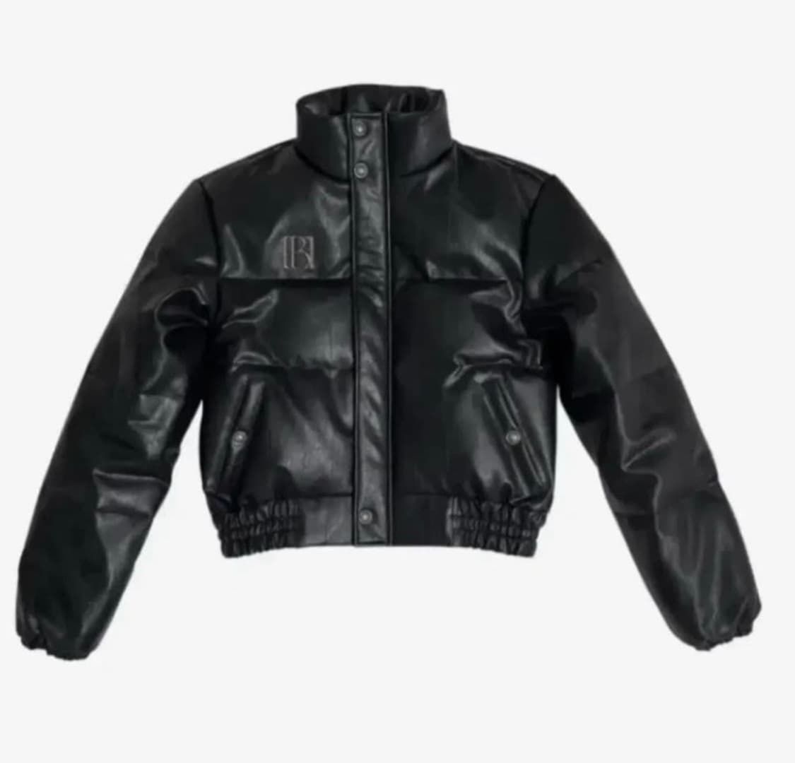 보헤미안서울 레더 메탈로고 패딩 상품이미지1