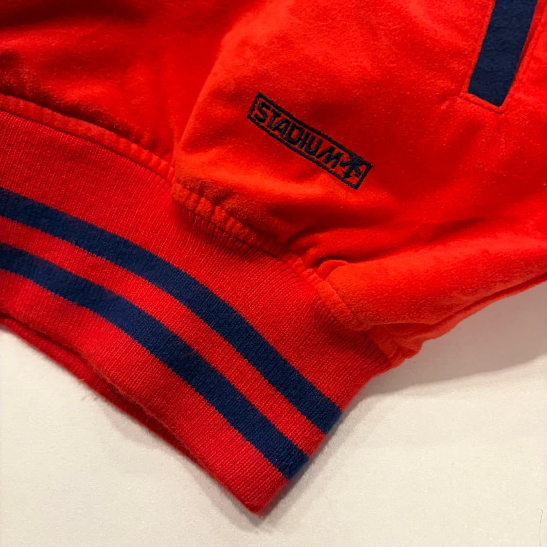[L] 90s 데상트 재팬 스타디움 바시티 야구 점퍼 레드 D807 상품이미지6