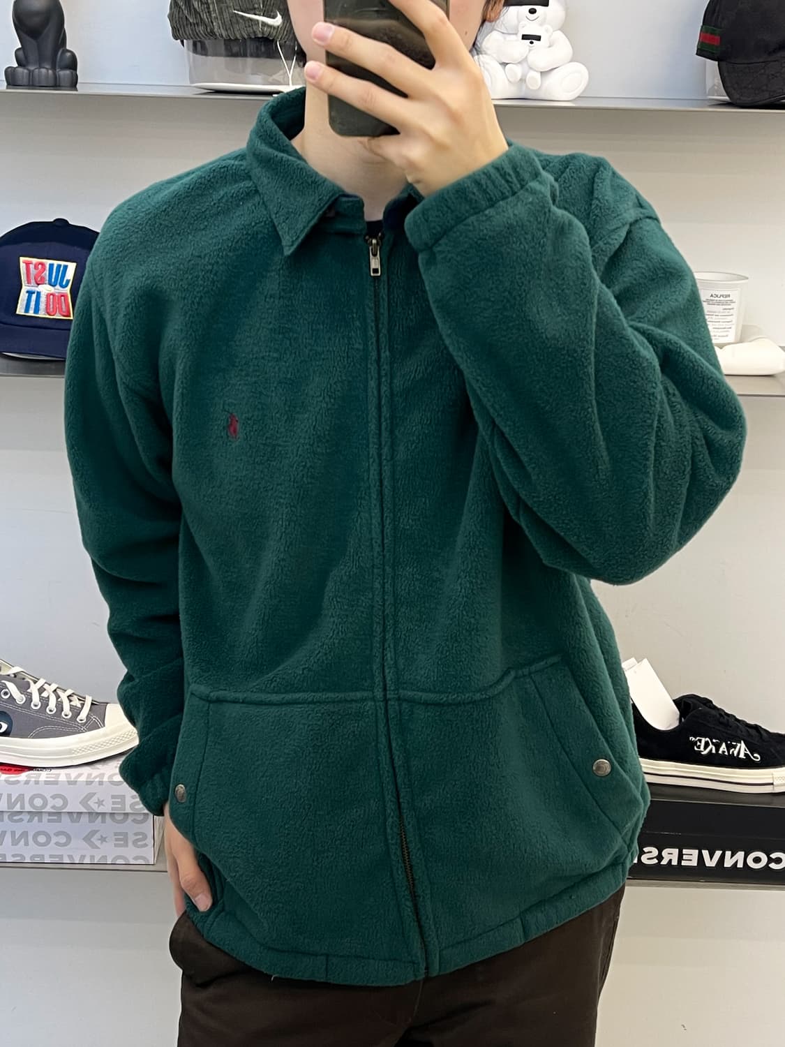 폴로랄프로렌 90s 폴라텍 플리스 스윙자켓 상품이미지1