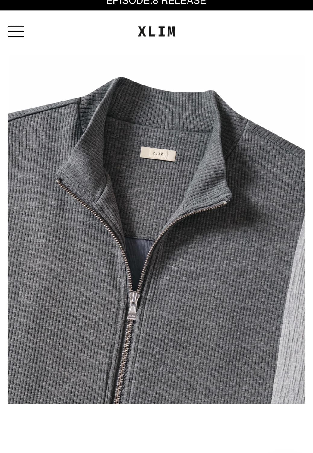 엑슬림 ep7 01 져지 그레이 M 상품이미지1