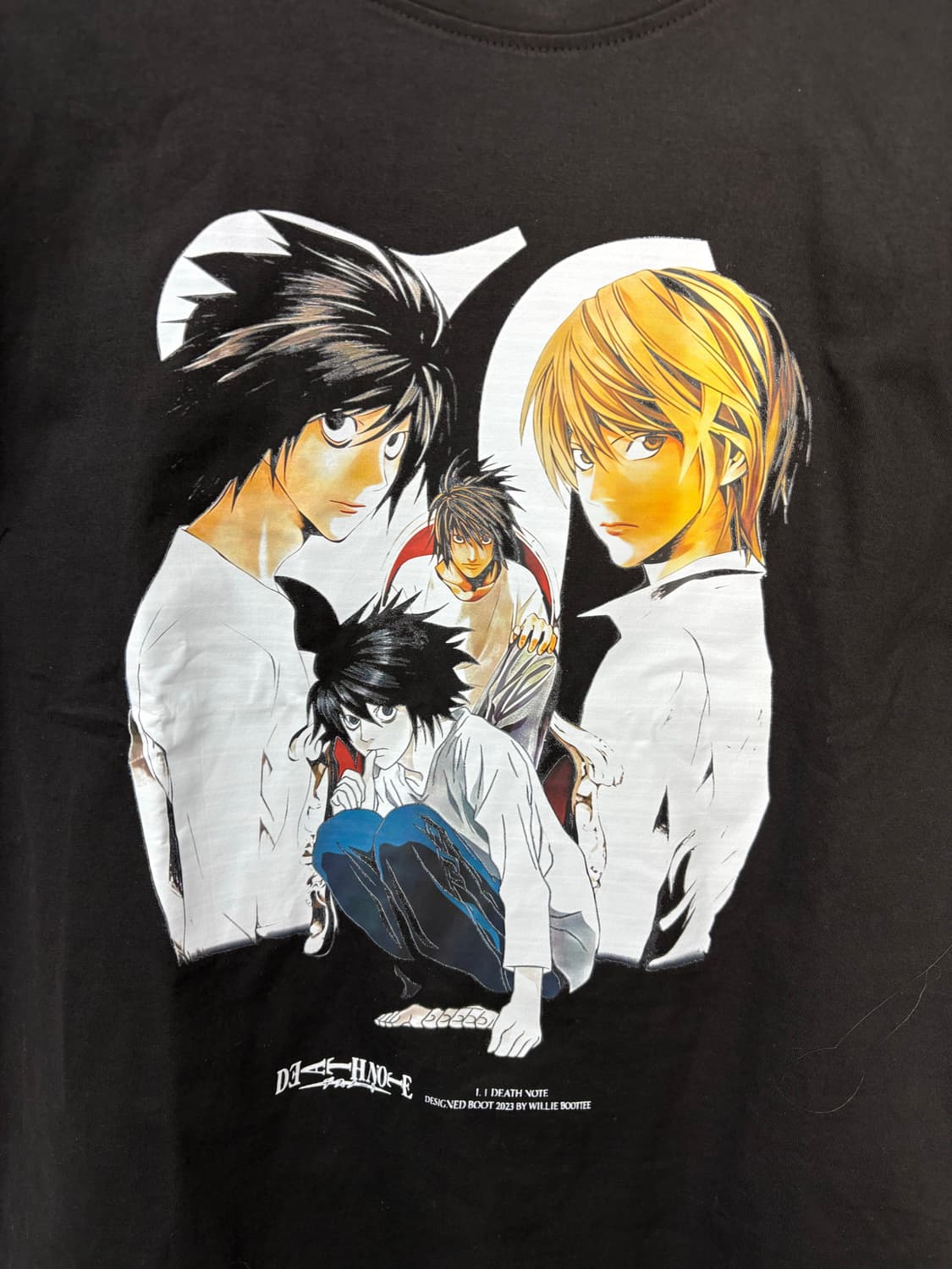 빈티지 데스노트 프린팅 반팔 A3015 상품이미지3