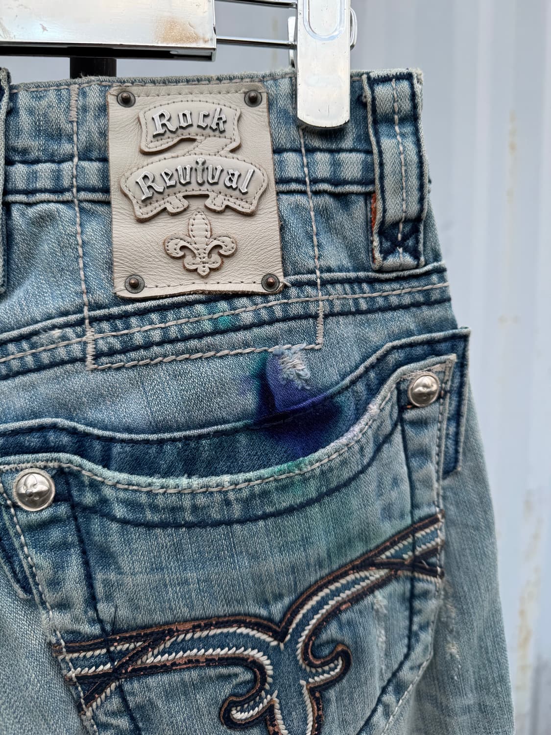 Rock Revival Light Wash Denim Jeans  상품이미지8