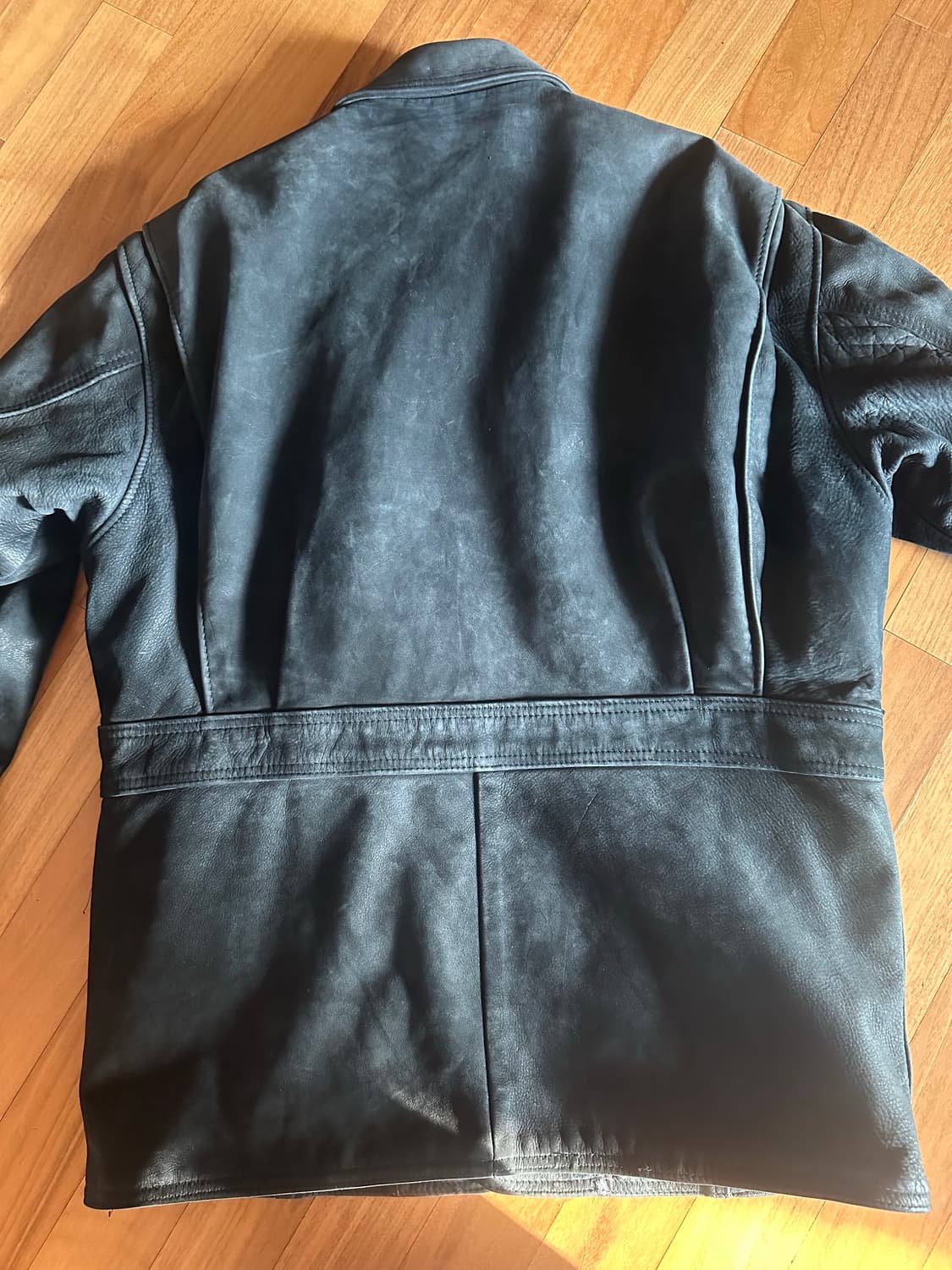 schott 쇼트 cowhide 반코트 피코트 자켓 상품이미지3