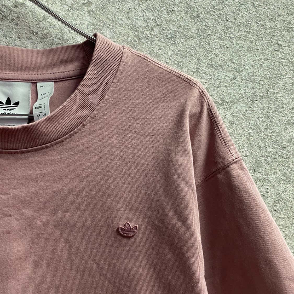 아디다스 트레포일 자수로고 로즈핑크 반팔 B4567 상품이미지4